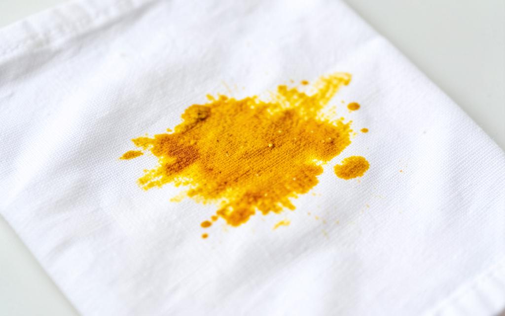 Turmeric & Curry stain on fabric